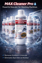 Max Cleaner Pro Advanced Washing Machine Service Liquid | Deep Descaling & Drum Cleaner | Removes Scale, Dirt & Bad Odor